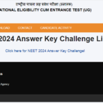 NEET UG 2024 Answer Key